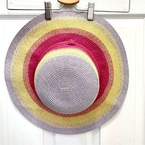 Anthropologie FLOPPY MULTI STRIPE Hat